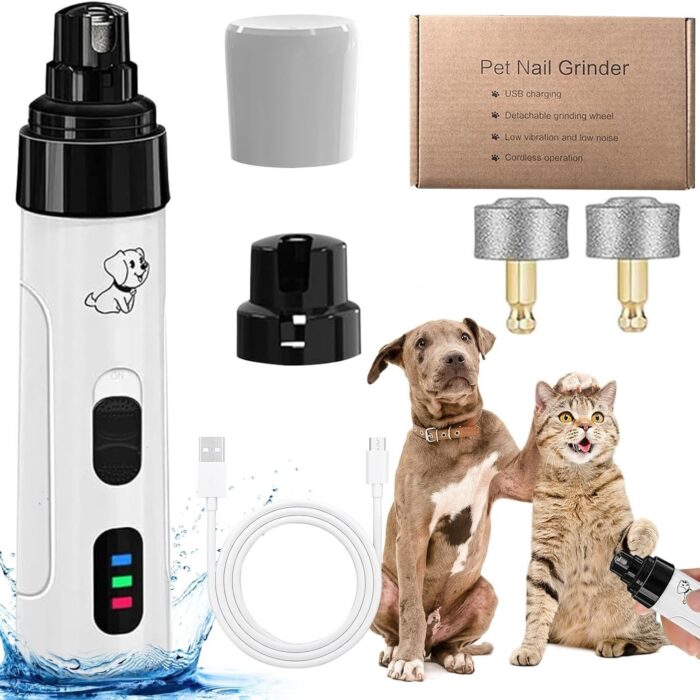 Low-noise USB pet nail grinder