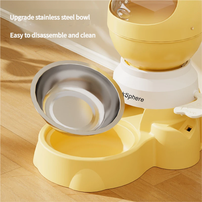 Pet press automatic feeder