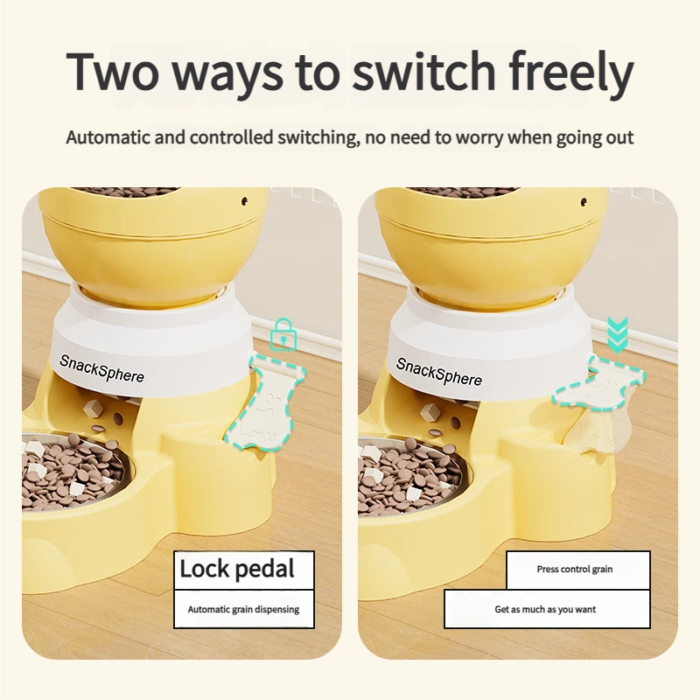 Pet press automatic feeder