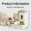 15 Automatic pet food and water dispenser