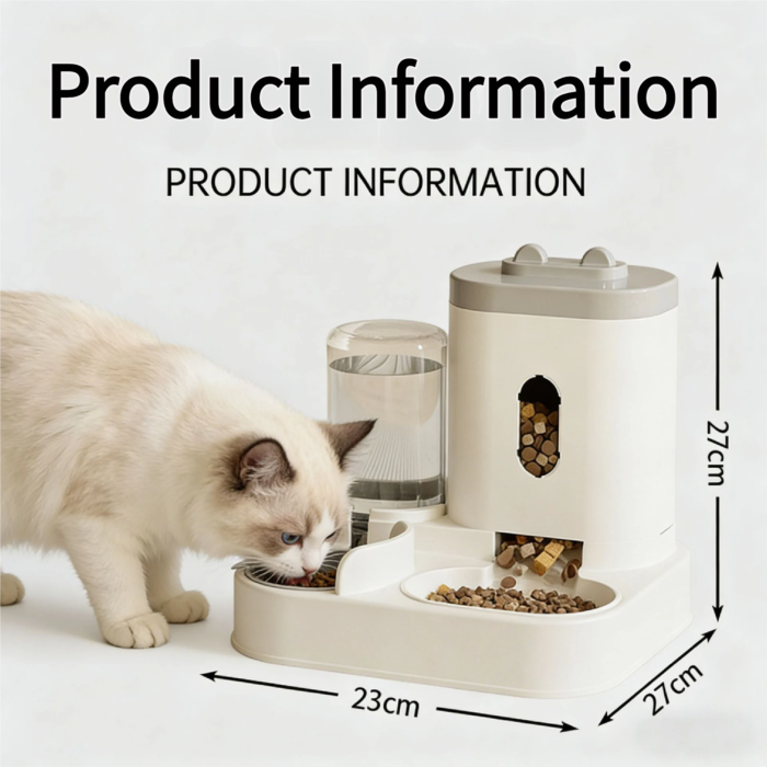 15 Automatic pet food and water dispenser